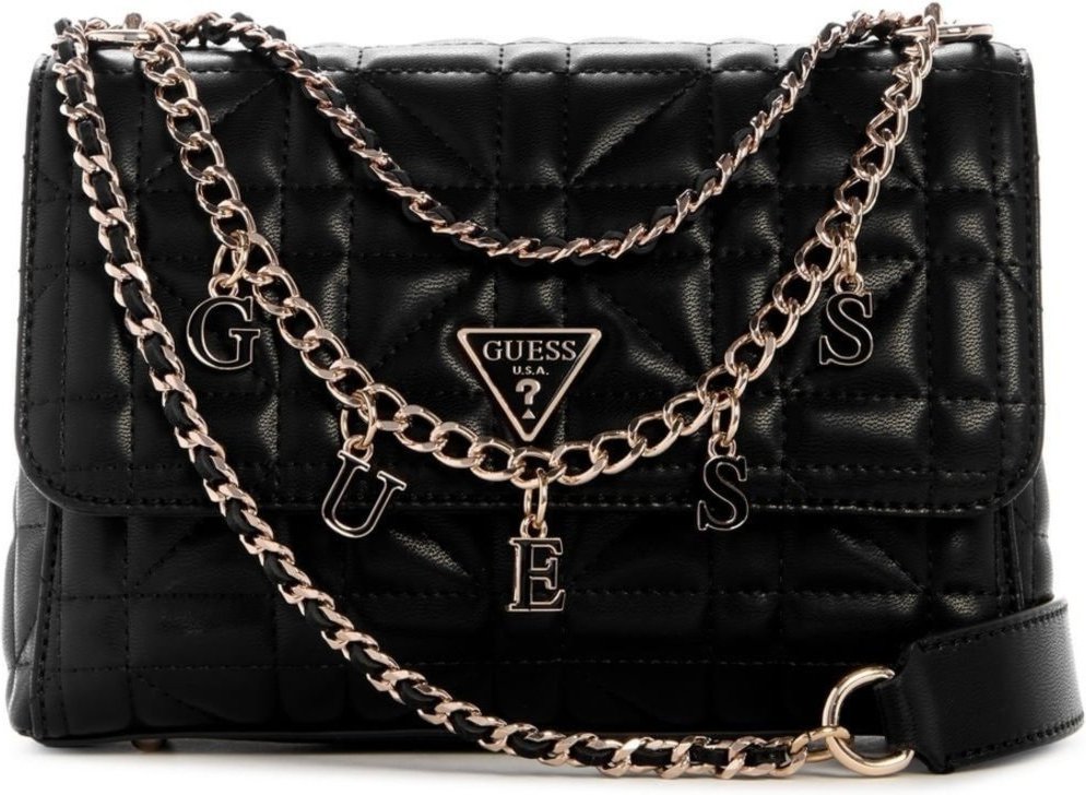 Imagem principal Bolsa Guess Edita Convertible Xbody Flap preto Guess preto