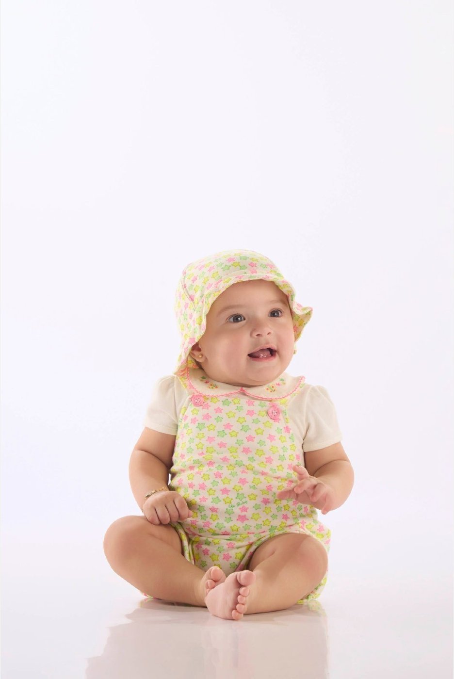 Imagem principal Infantil - Conjunto Body e Jardineira Up Baby branco Up Baby branco