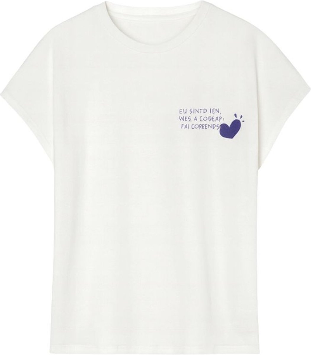 Camiseta Terra MY.NA Me Sinto Zen Branca