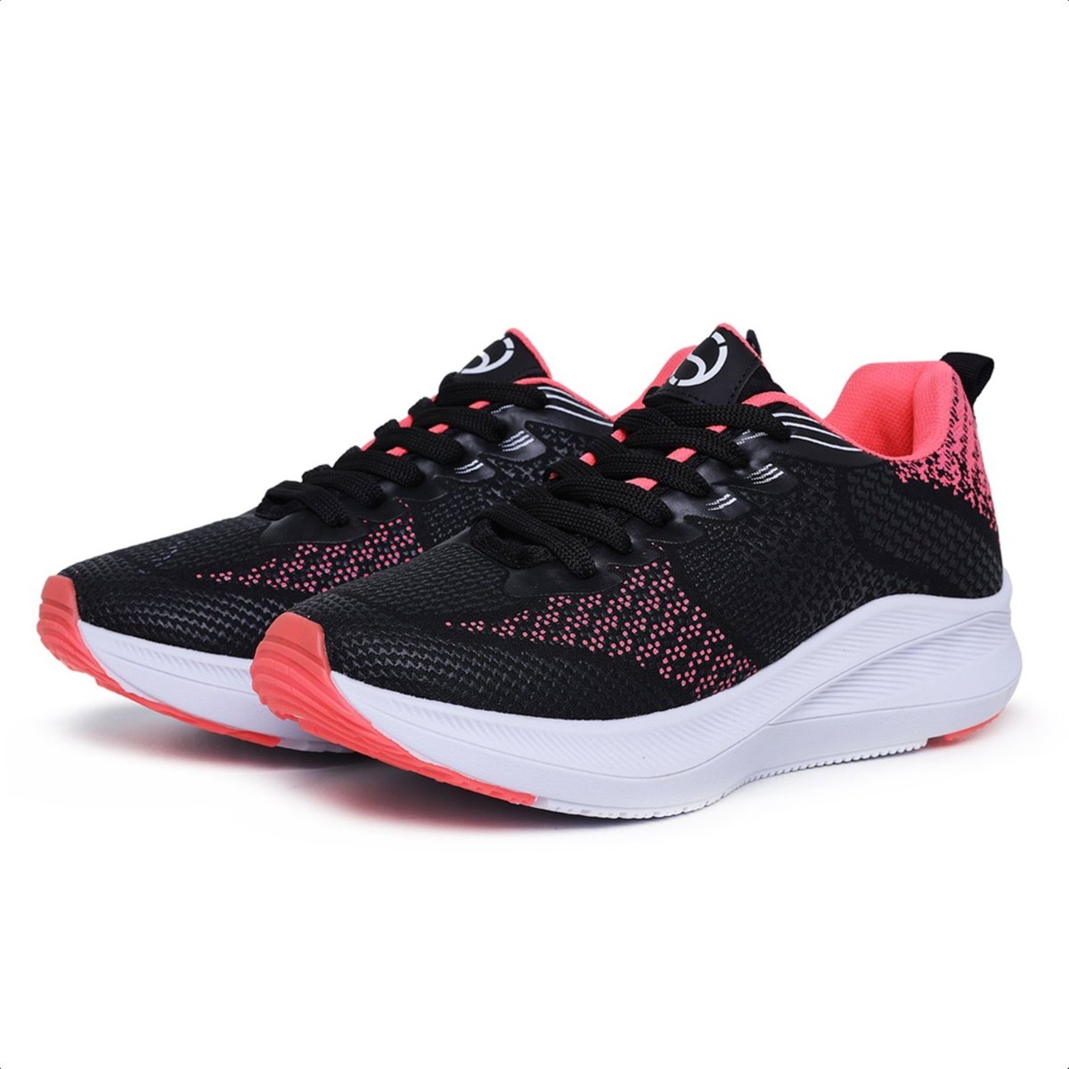 Imagem principal Tênis Esportivo Masculino Feminino Para Academia Caminhada Lançamento com OUSY SHOES pink/preto/rosa/rosê rosa OUSY SHOES pink/preto/rosa/rosê rosa
