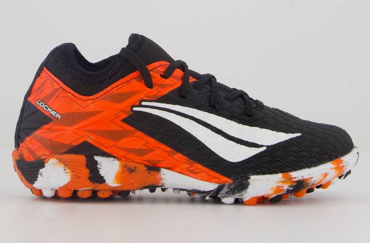 Chuteira Penalty RX Locker Y-3 Society Juvenil Preta