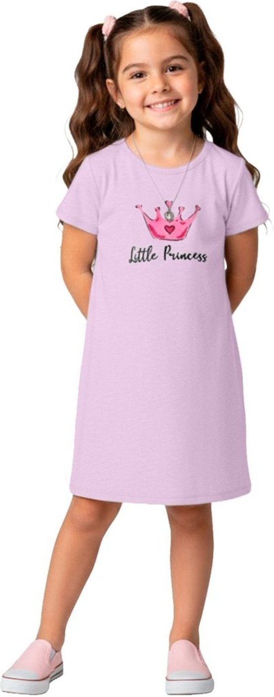 Imagem principal Infantil - Vestido em Moletinho Maquenetado Select rosa Select rosa