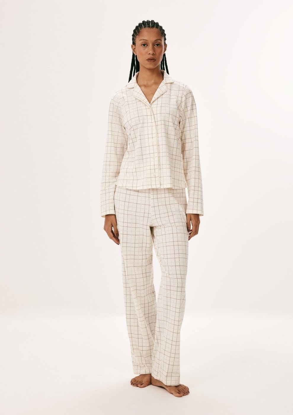 Pijama Longo Feminino Americano Estampado Hering