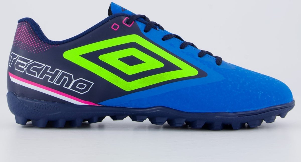 Chuteira Umbro Techno II Society Marinho e Verde