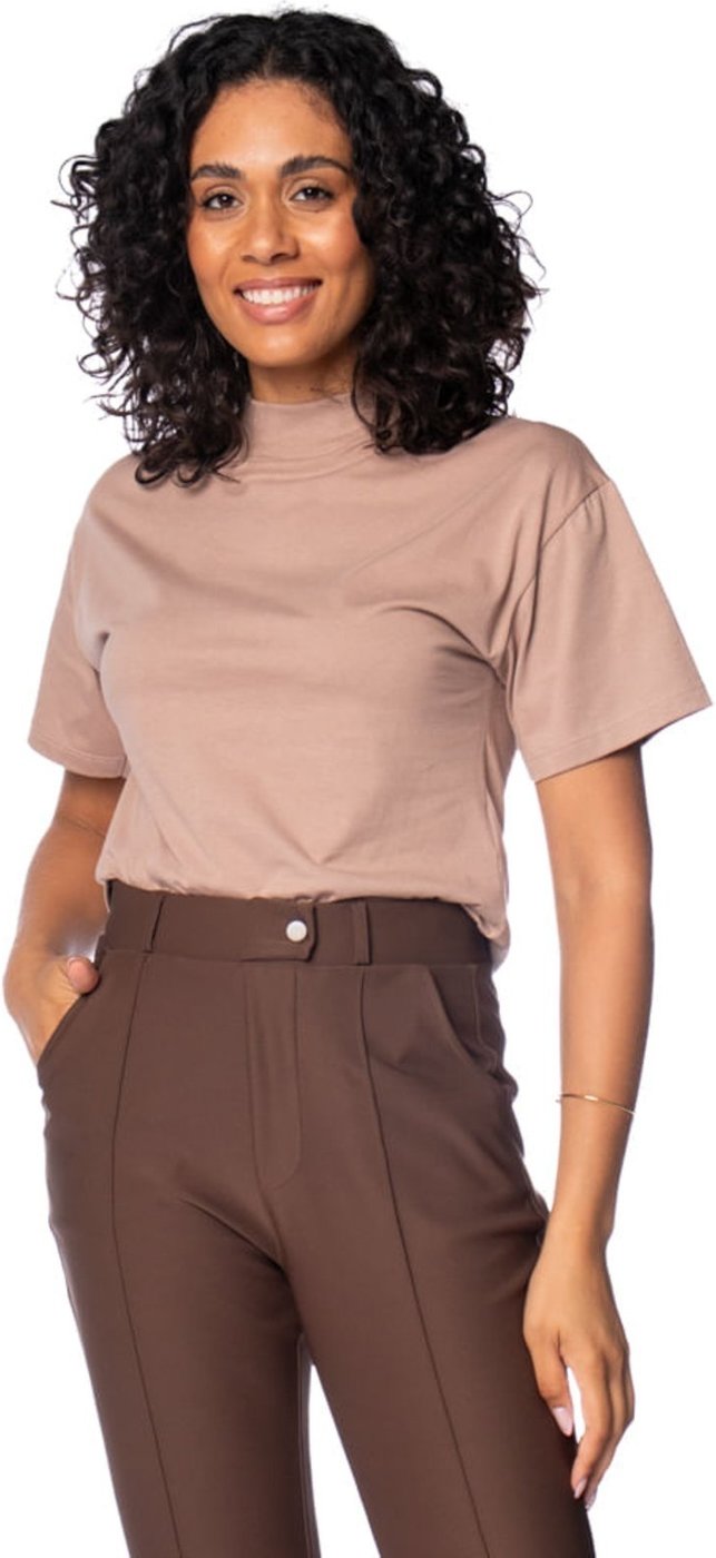 Blusa Feminina Giraffe Gola Alta Claro