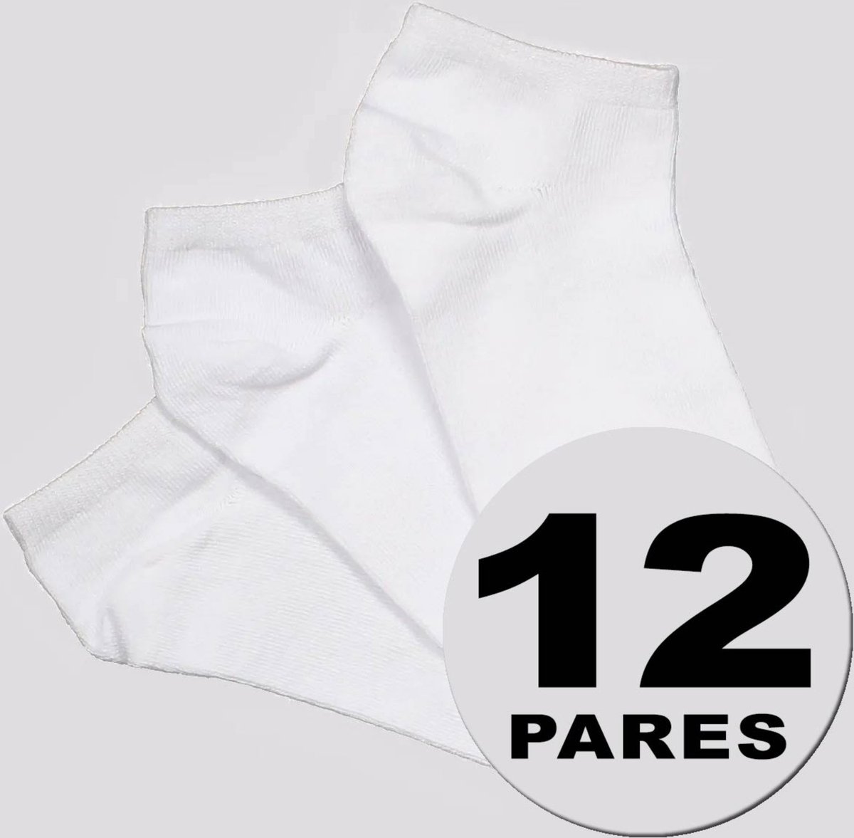 Kit Meia Selene Sapatilha 12 Pares Branca