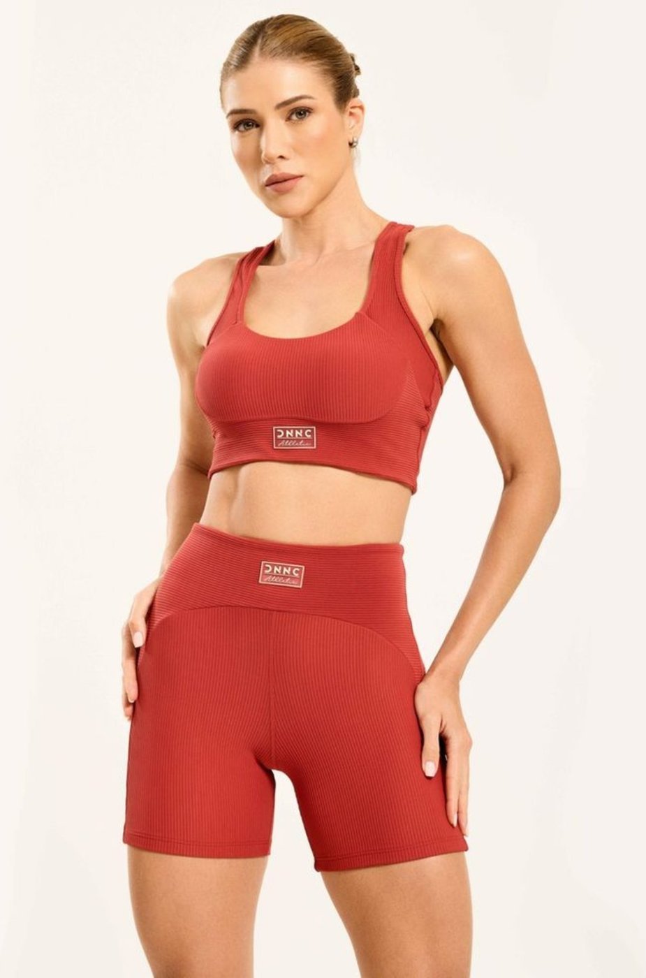 Imagem principal Ribbed Short Hyperion Poliamida Donna Carioca vermelho Donna Carioca vermelho