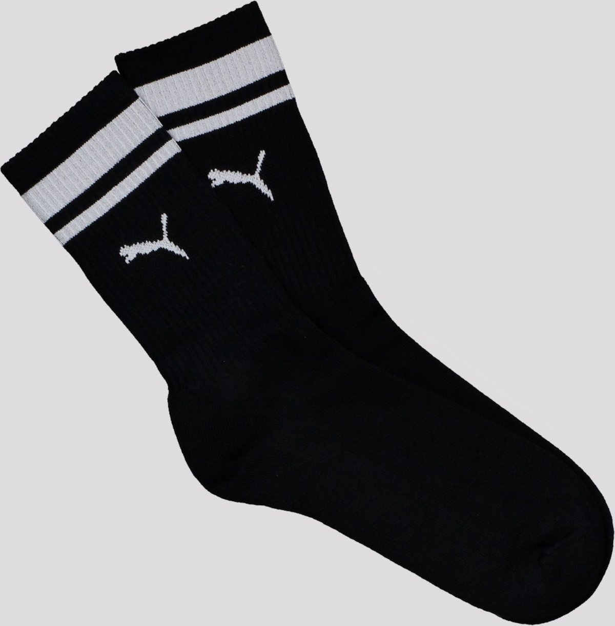 Meia Puma Cano Longo Heritage Preta