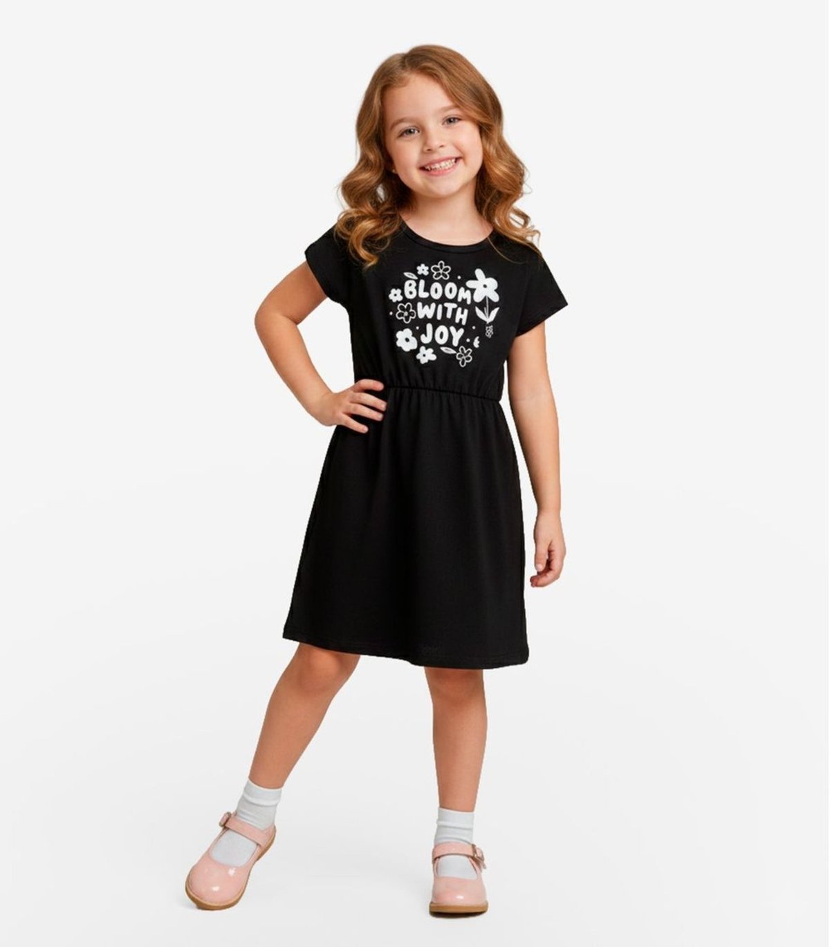 Infantil - Vestido Curto Em Molecotton Select