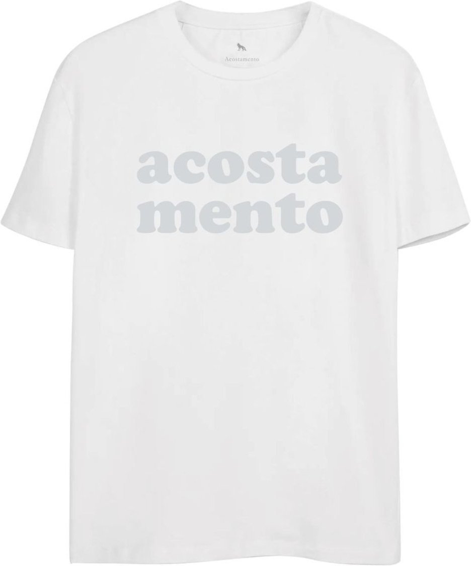 Imagem principal Camiseta Max Embossing Masculina Acostamento ACOSTAMENTO MASCULINO branco ACOSTAMENTO MASCULINO branco