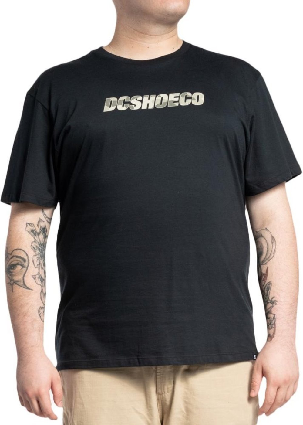 Imagem principal Camiseta DC Shoes DCShoeco Camo Fill WT23 Plus Size preto DC Shoes preto