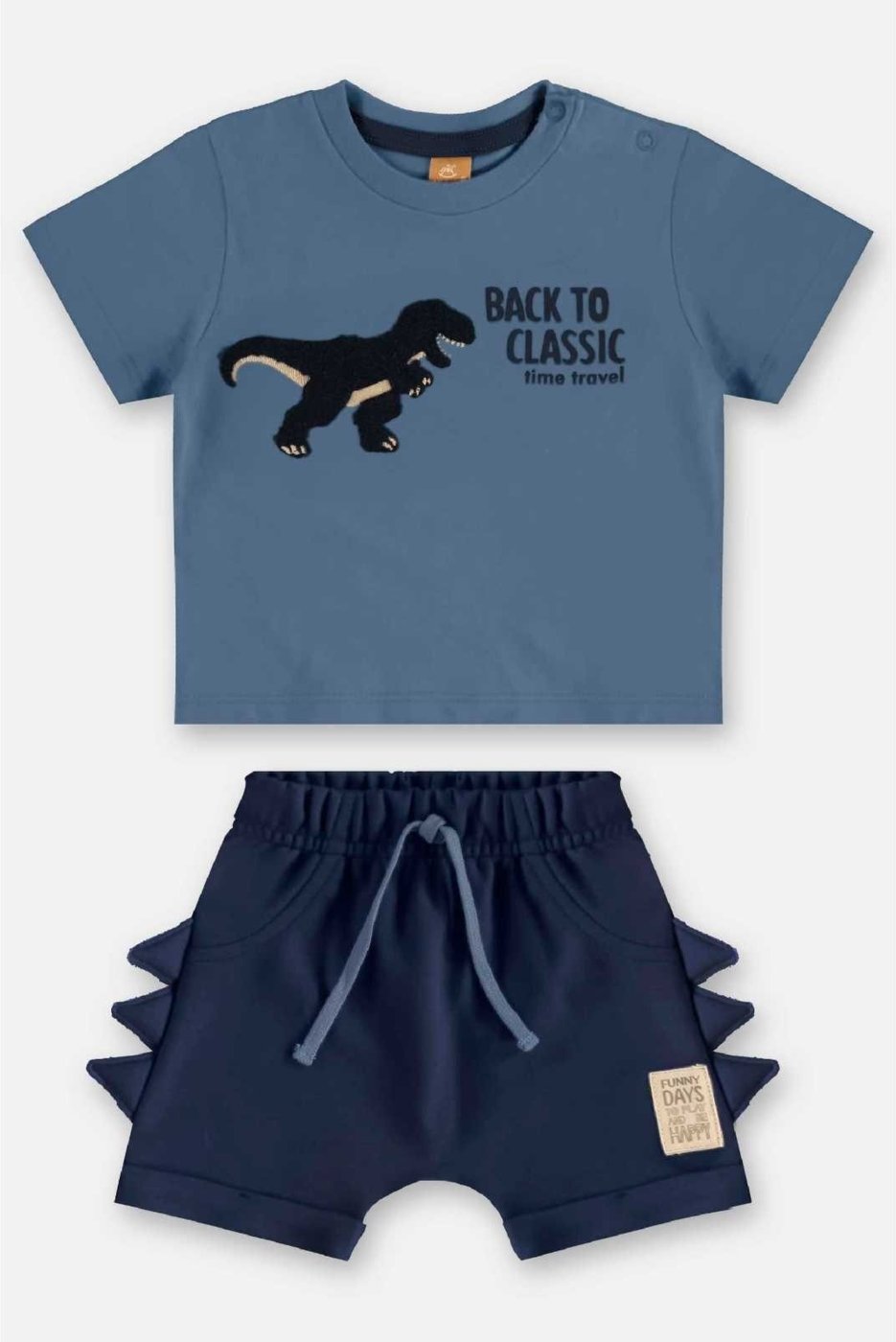 Imagem principal Infantil - Conjunto Camiseta e Bermuda para Up Baby bege Up Baby bege