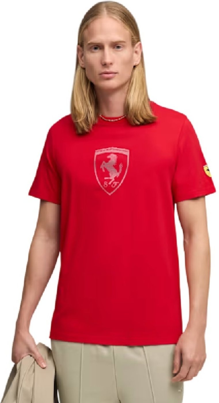 Camiseta Puma Scuderia Ferrari Tonal Shield Masculina