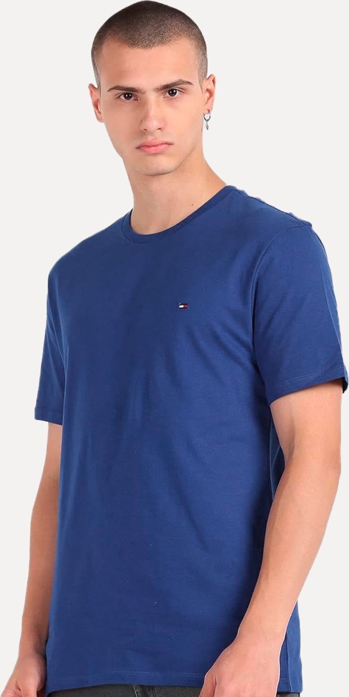 Imagem principal Camiseta Tommy Hilfiger Masculina Essential Cotton Tee Royal azul Tommy Hilfiger azul