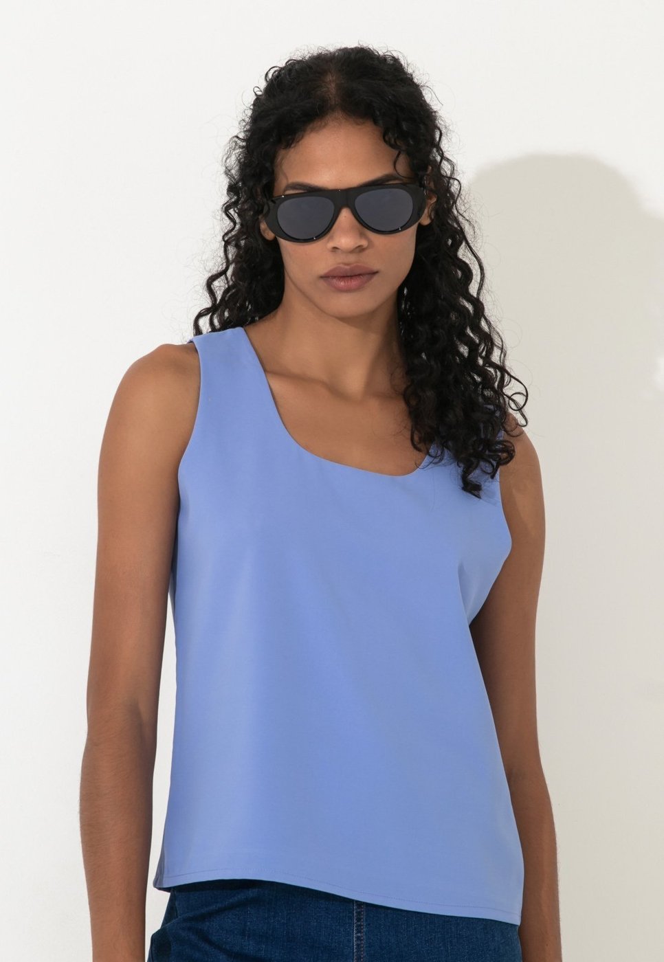 Imagem principal Blusa Traymon Regata Lavanda azul Traymon azul