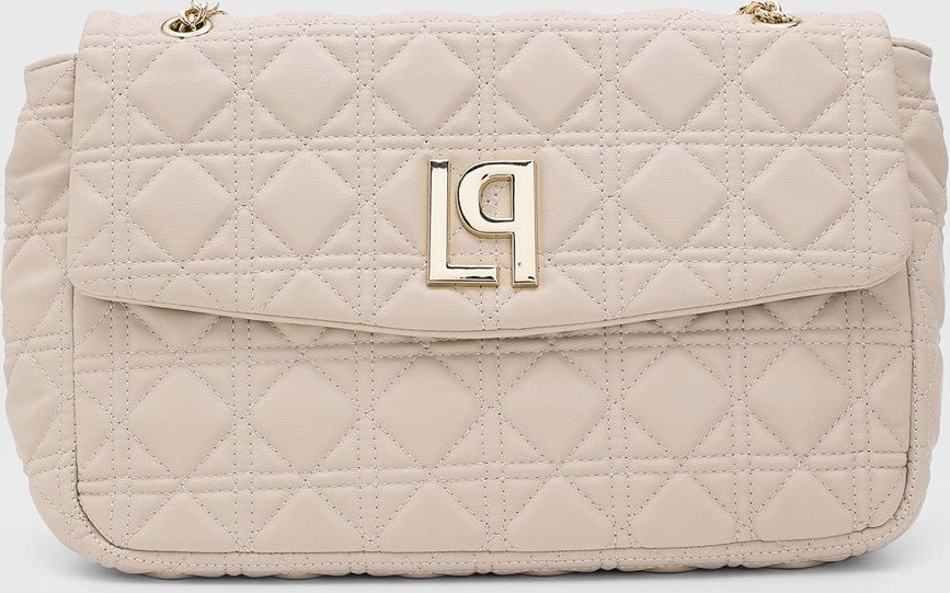 Bolsa Feminina Lança Perfume Matelassada Off-White