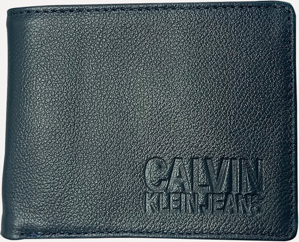 Imagem principal Carteira Calvin Klein Jeans Couro Under Logo azul marinho Calvin Klein azul marinho