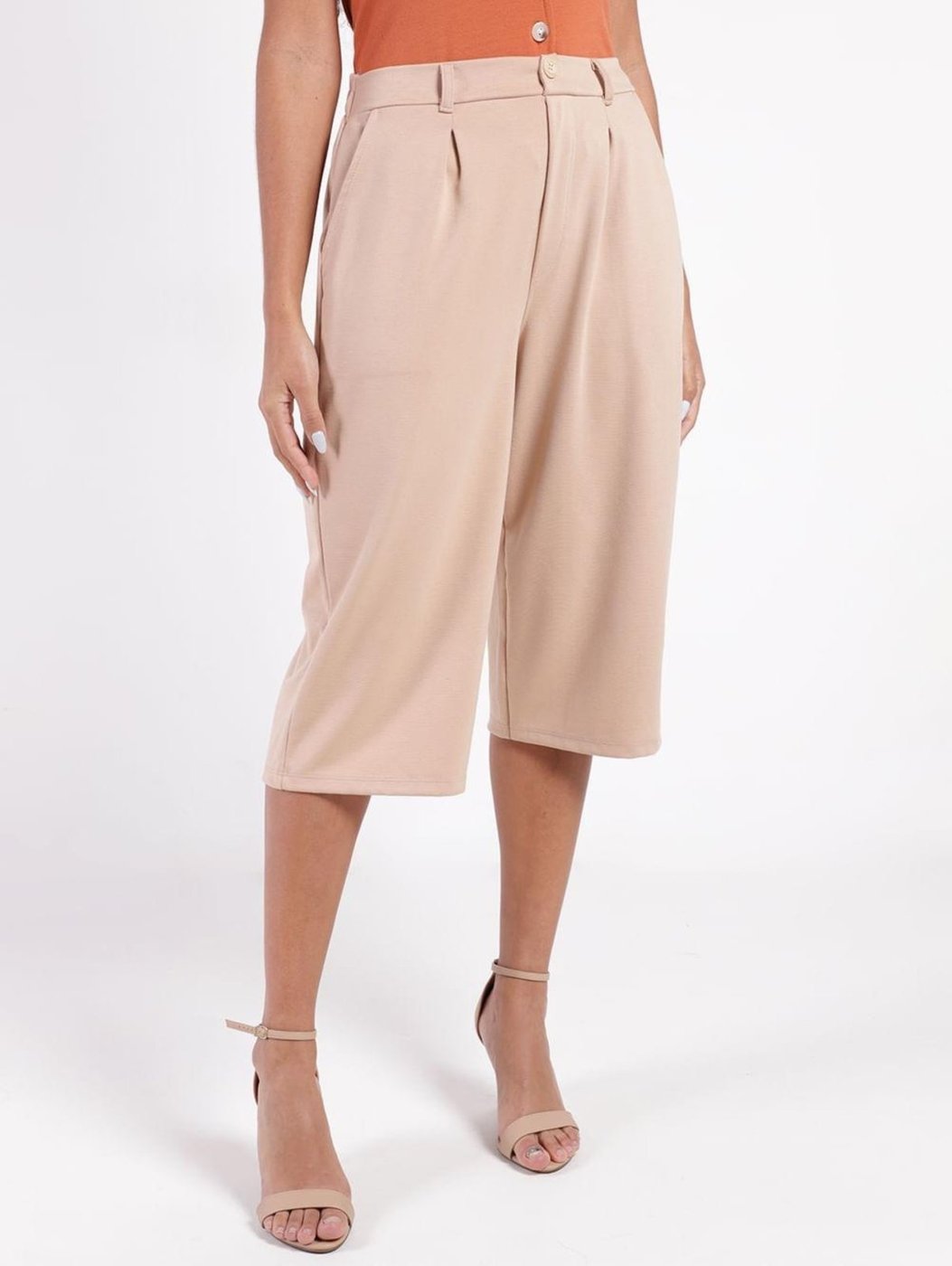 Calça Pantacourt Feminina