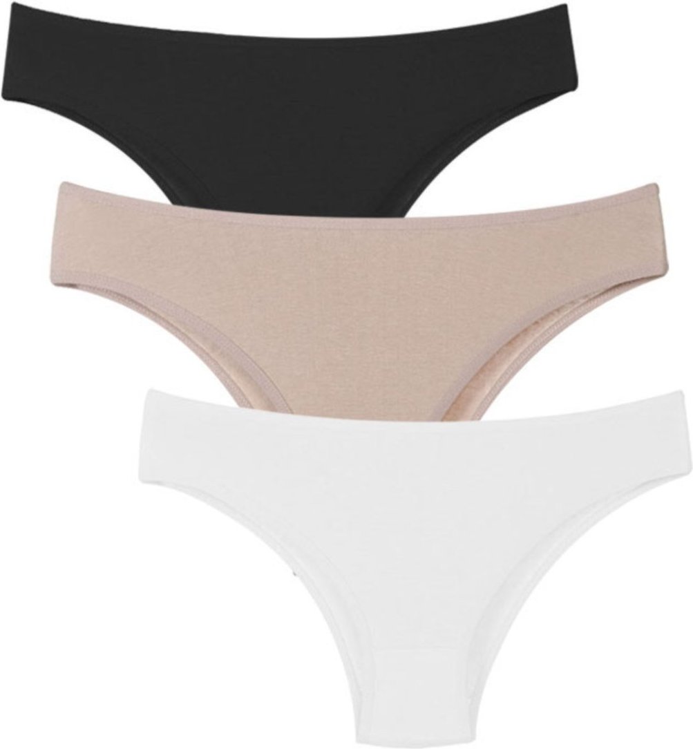 Imagem principal Kit Calcinhas Tanga Sortida Algodão Conforto A10 3 Unidades Colorido QLC SPORT multicolorido QLC SPORT multicolorido