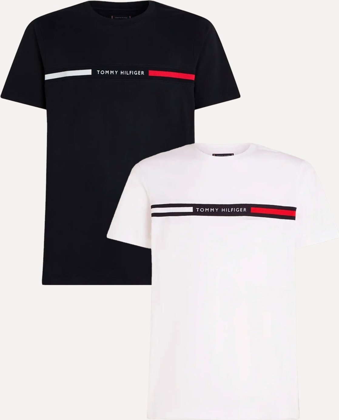 Imagem principal Kit Camisetas Tommy Hilfiger Chest Insert Logo Branca 2UN azul marinho Tommy Hilfiger azul marinho