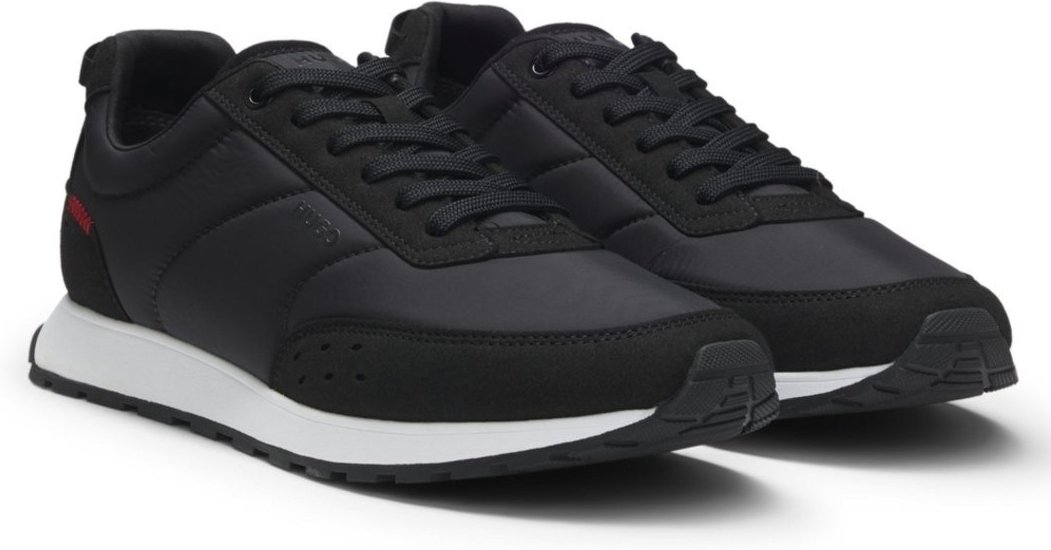 Imagem principal Tênis De Inspiração Retro Com Camurça Sintética HUGO preto HUGO preto