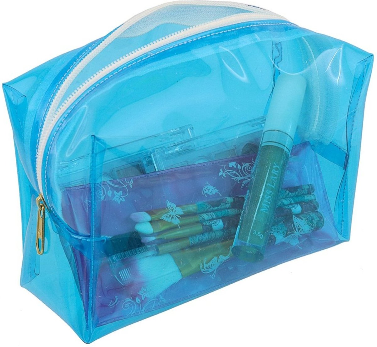 Imagem principal Estojo Necessaire Lavini Organizador Cosmético de Maquiagem Lavini Shoes azul Lavini Shoes azul