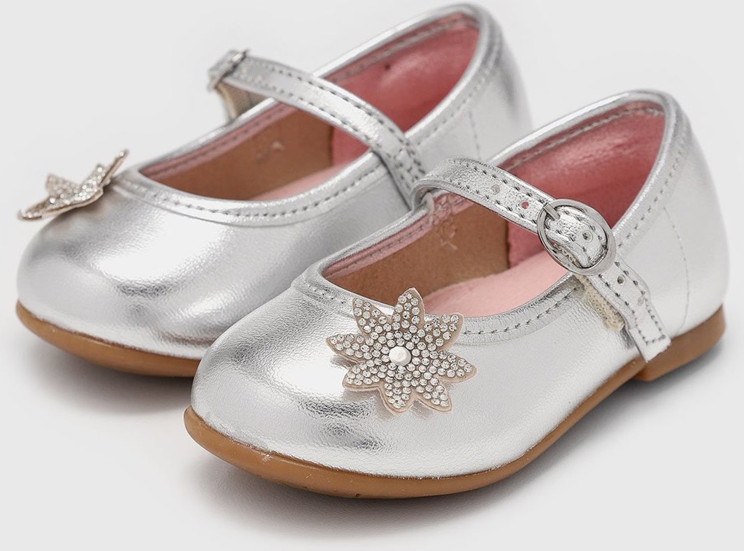 Imagem principal Infantil - Sapatilha Molekinha Flor prata MOLEKINHA prata