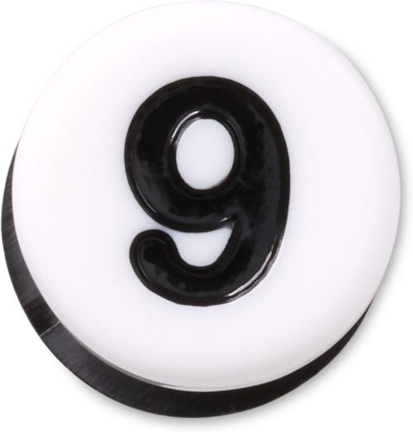 Infantil - Jibbitz™ Número 9 Pequeno