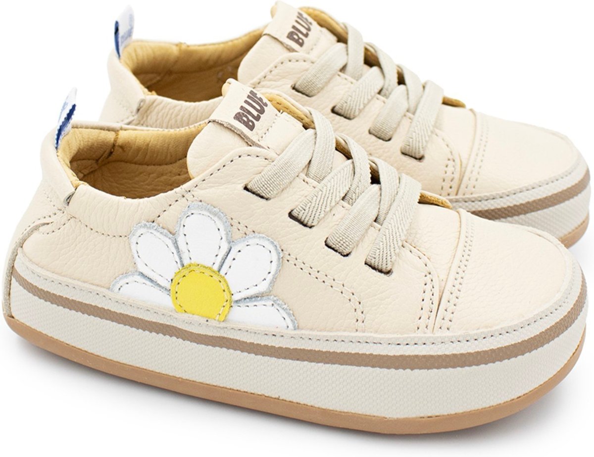 Imagem principal Infantil - Tênis Menina Blue Daise Couro Marfim Blue Infantis off-white blue Blue Infantis off-white blue