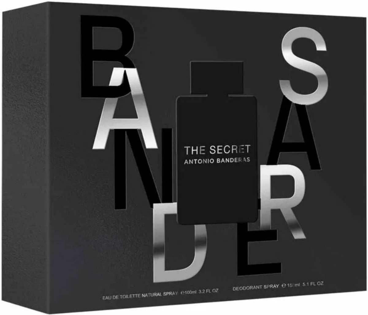 Kit Banderas The Secret - Perfume Masculino EDT + Desodorante Spray