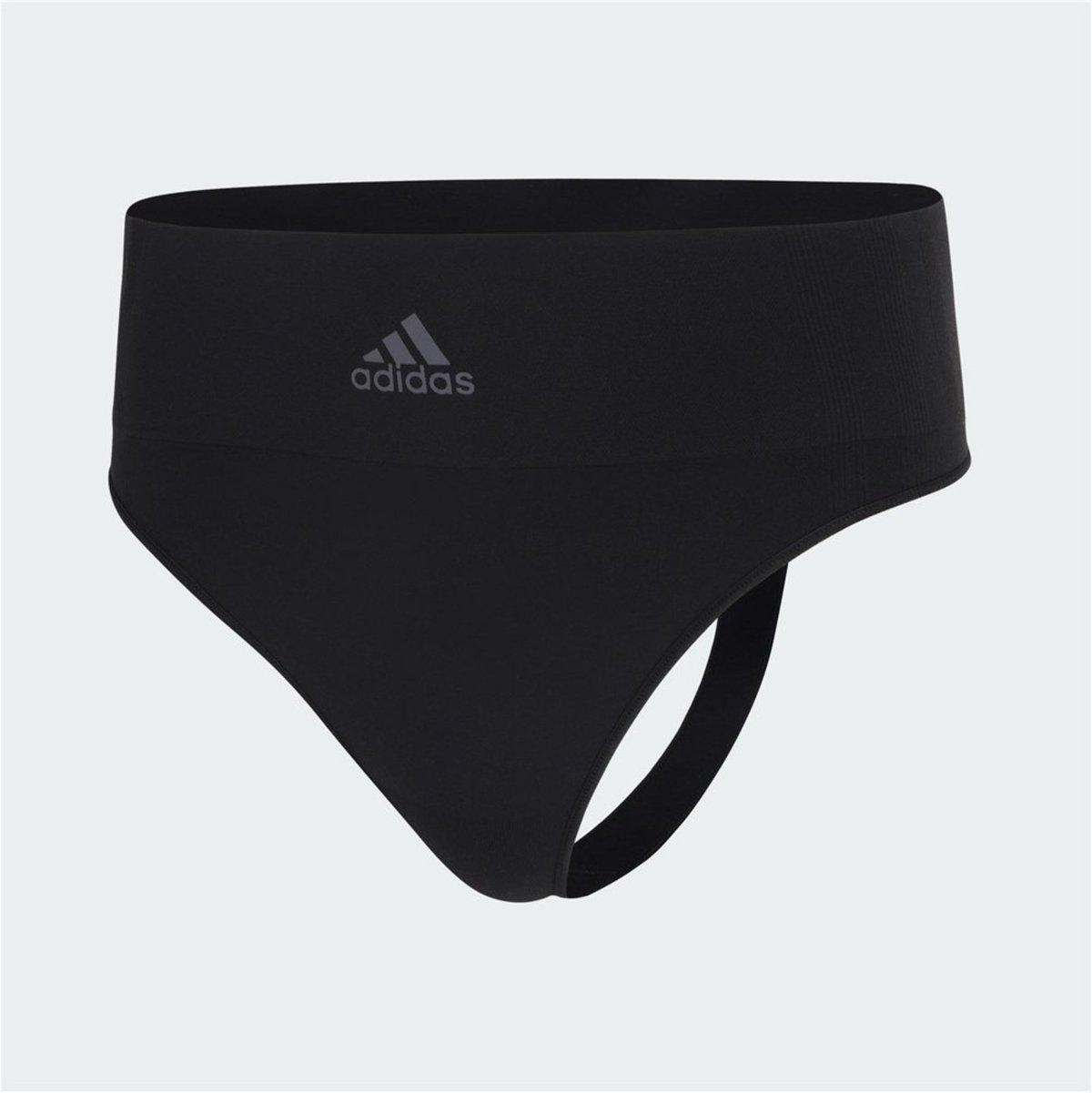 Imagem principal Calcinha Fio Dental Cintura Alta Adidas Underwear preto Adidas Underwear preto