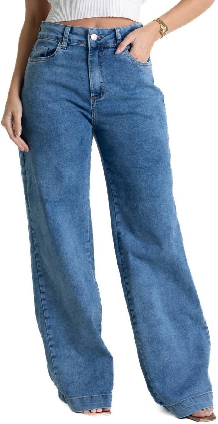Calça Jeans Sawary Wide Leg - 281592