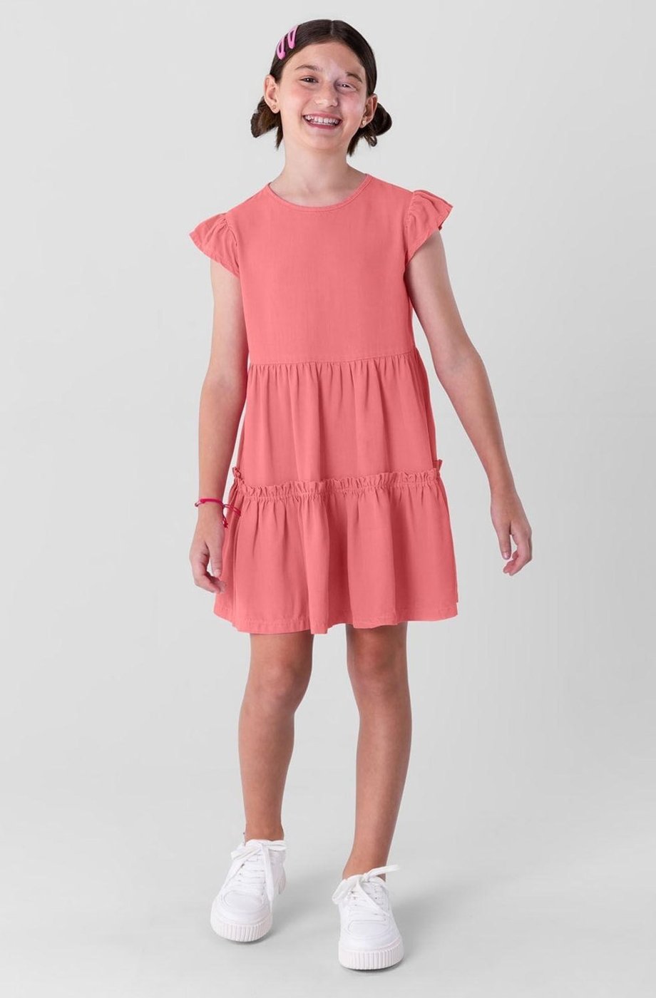 Imagem principal Infantil - Vestido liocel menina Brandili rosa Brandili rosa