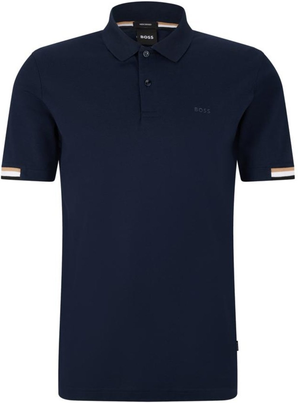 Imagem principal Camisa Polo Slim Fit Em Seda E Algodão azul azul