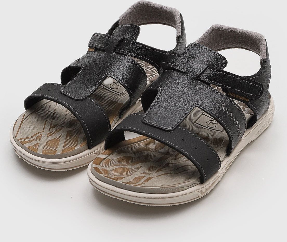 Imagem principal Infantil - Sandália Molekinho Franciscana Preta preto MOLEKINHO preto