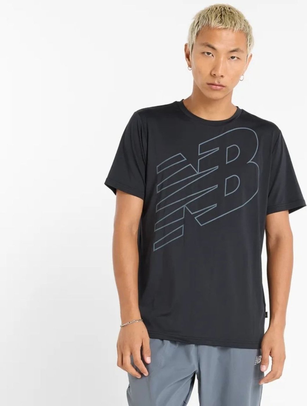 Imagem principal Camiseta New Balance Performance Masculina preto New Balance preto