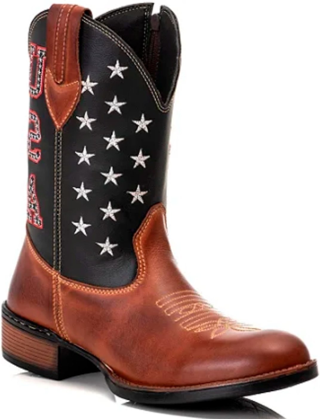 Imagem principal Infantil - Bota Couro Texana Campero Rodeio USA Pinhão marrom Campero marrom