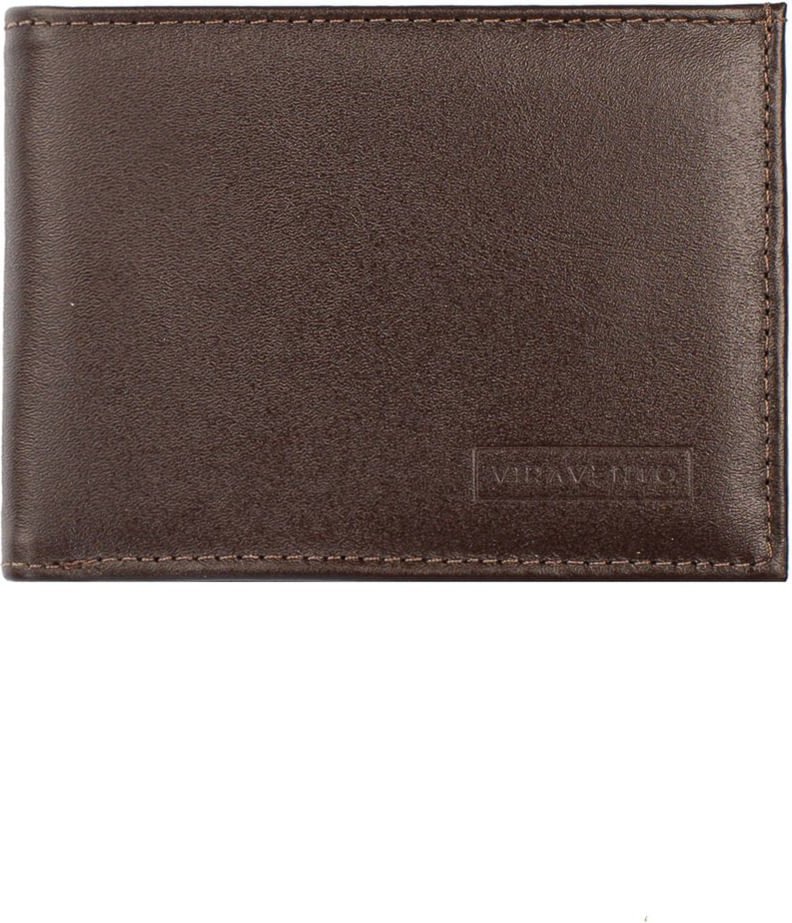 Imagem principal Carteira masculina de couro italiano John 8,5x11,5cm Vira Vento café Vira Vento café