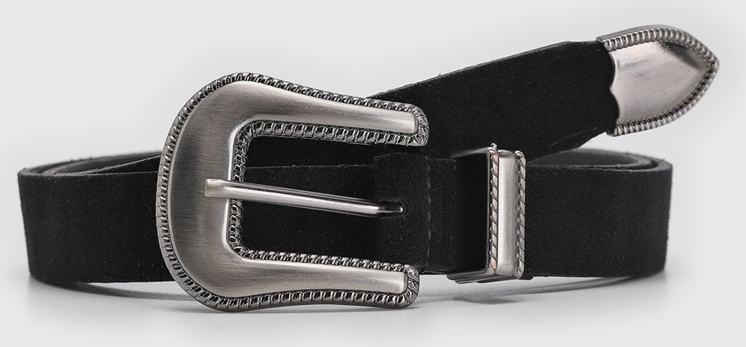 Cinto Santa Lolla Camurça Fivela Metálica