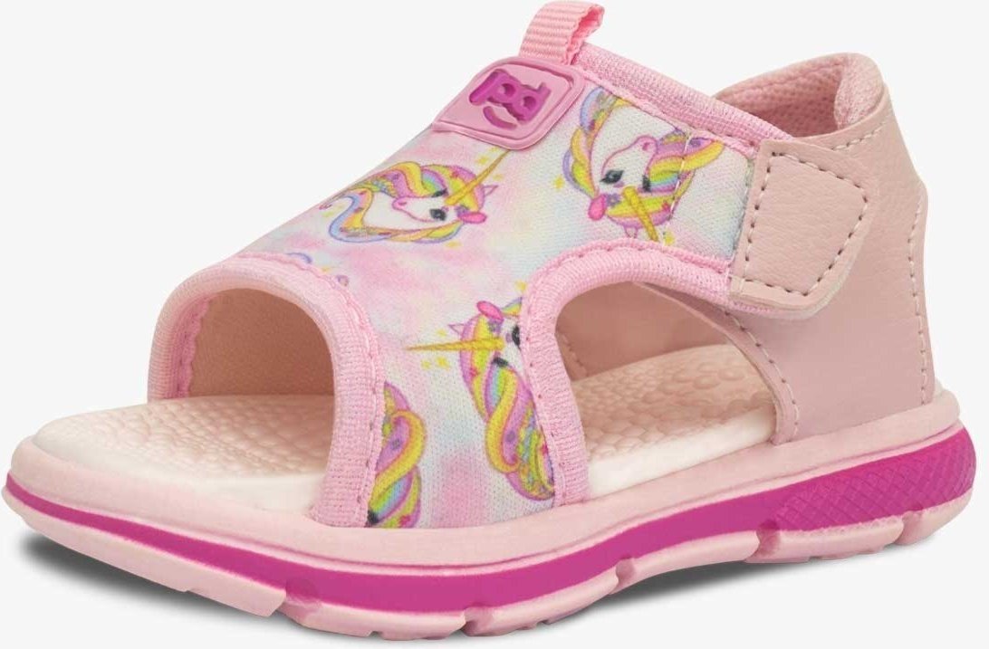 Imagem principal Infantil - Sandalia Papete Pópidi Menina Calce Facil Casual Unicornio rosa Pópidí rosa