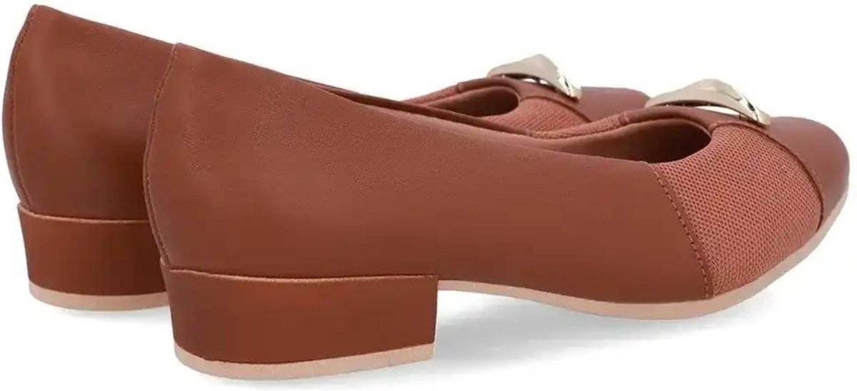 Imagem principal Sapatilha Usaflex Lateral Tecido Feminina marrom Usaflex marrom