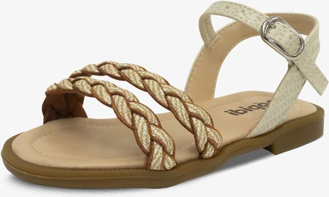 Imagem principal Infantil - Sandália Pópidi Rasteira Menina Feminina Off White off-white white Pópidí off-white white