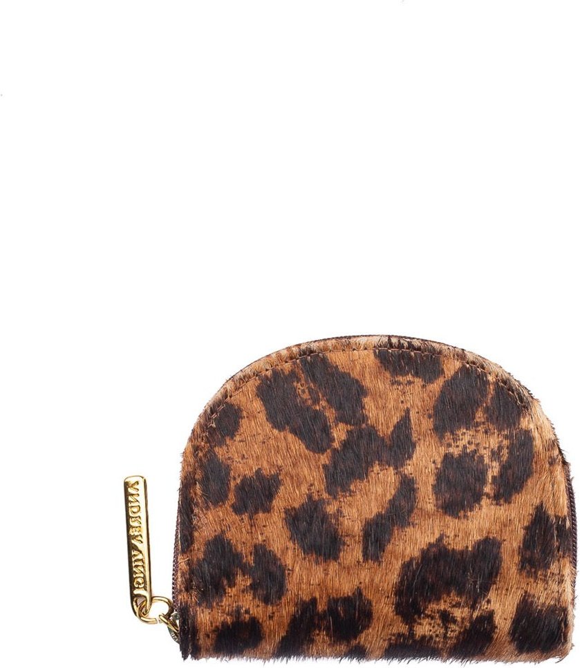 Imagem principal Mini carteira feminina de couro estampado Ayla - Whisky Andrea Vinci preto Andrea Vinci preto