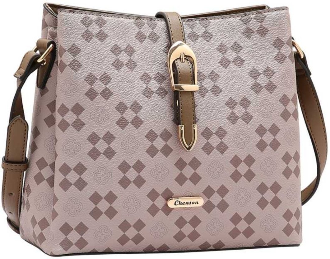 Bolsa Feminina Chenson New Elemento Gráfico 3485297 Natural