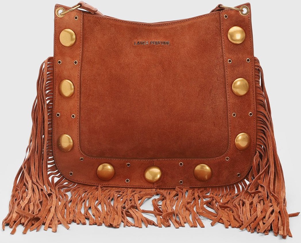 Imagem principal Bolsa Feminina Lança Perfume Franjas Caramelo marrom marrom