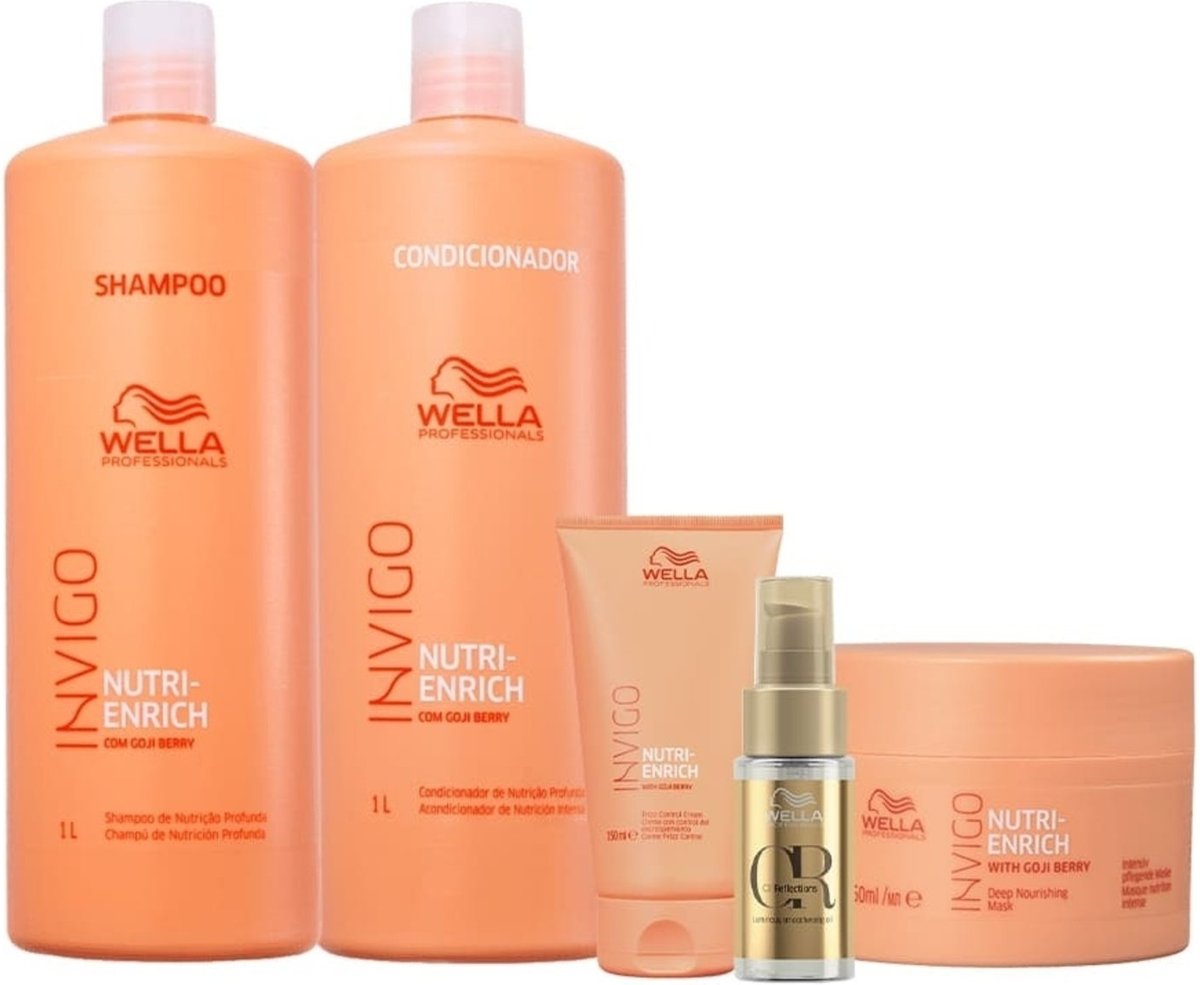 Imagem principal Kit Wella Professionals Invigo Nutri-Enrich Tratamento (5 produtos) multicolorido WELLA PROFESSIONALS multicolorido