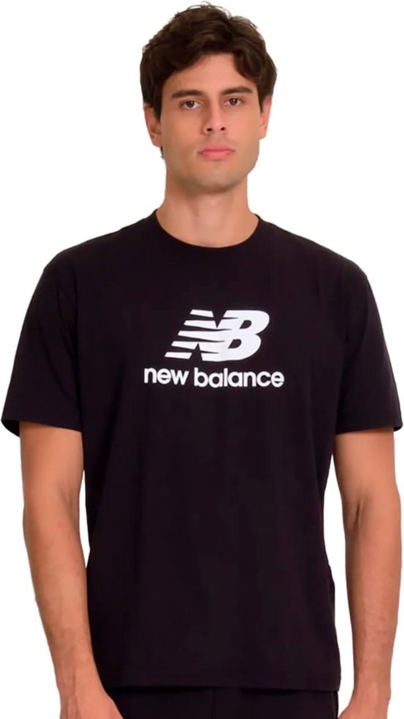 Imagem principal Camiseta Masculina New Balance Essentials Algodão preto New Balance preto