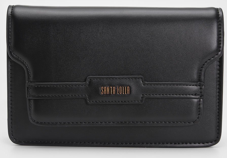 Bolsa Tiracolo Santa Lolla Alça Corrente Preta