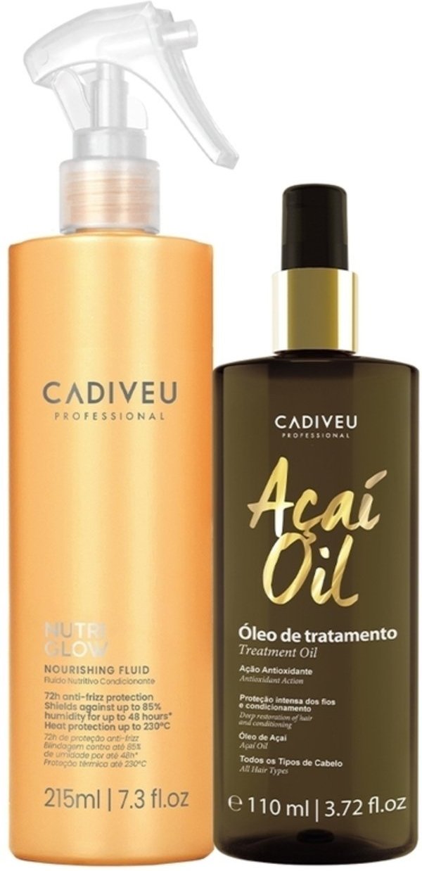 Imagem principal Kit Cadiveu Professional Nutri Glow Fluído e Açaí Oil 110 (2 produtos) multicolorido Cadiveu Professional multicolorido