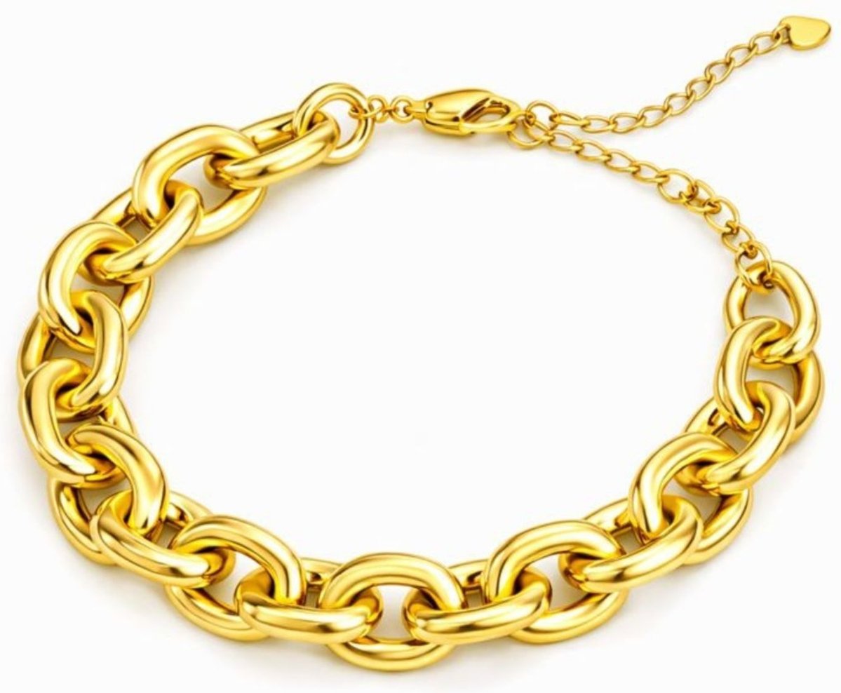 Imagem principal Pulseira Vih Triny Banhada a Ouro Elos dourado Vih Triny dourado